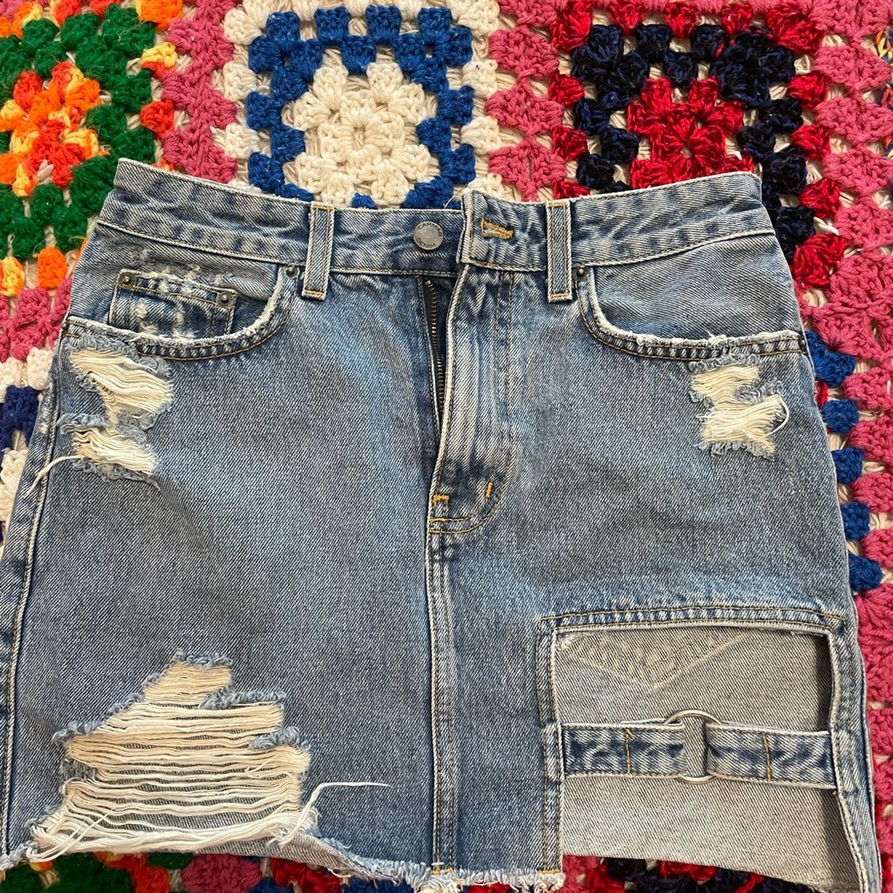 Carmar denim skirt